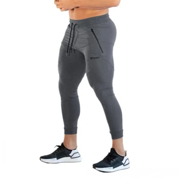 2021 günlük dar pantolon Erkekler Jogger Sweatpants Spor Salonları Fitness Egzersiz Pantolon Erkek Sonbahar Koşu Spor Pamuk eşofman altları