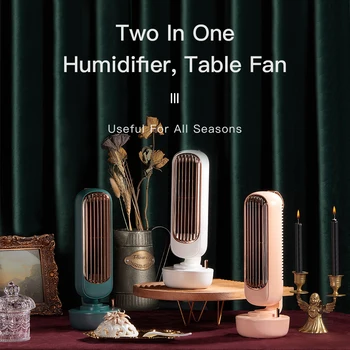 2021 Yeni USB Su spreyli fan Nemlendirici ile Taşınabilir Klima Masaüstü Sis Hava Soğutucu Ev çalışma masası Fan