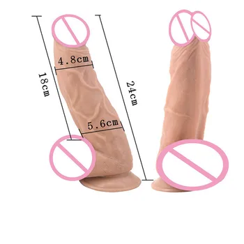 Büyük Gerçekçi Yapay Penis Vantuz Yapay Penis Büyük Seks Oyuncakları Kadın için Penis Gerçekçi Dokulu Mil Dildos Kadınlar için