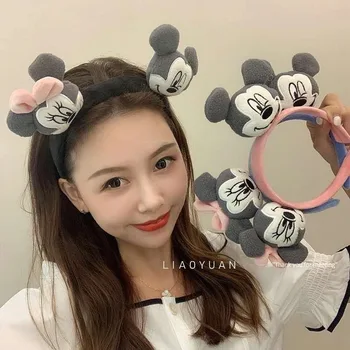 Disney Mickey mouse kafa bandı Minnie Karikatür kafa çember kız saç aksesuarları saç tokası