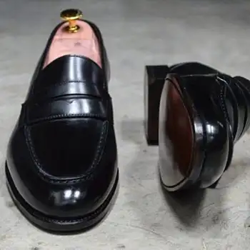 Erkek loafer'lar hakiki deri rahat ayakkabılar Elbise Ayakkabı Yeni Erkek Ayakkabı kahverengi Slip-on