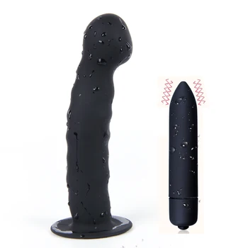 Erotik g-spot Yapay Penis Büyük Anal Boncuk Enayi Anal Plug Bullet Yapay Penis Vibratör anal dildo Seks Oyuncakları Kadınlar için erkekler prostat masaj aleti