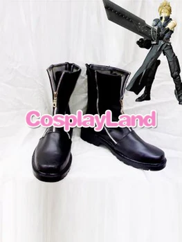 Final Fantasy VII Bulut Strife Cosplay Çizmeler Ayakkabı Oyunu Parti Cosplay Çizmeler Custom Made Yetişkin erkek ayakkabısı