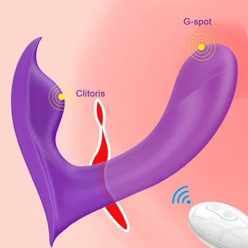 Giyilebilir Yapay Penis Vibratör Kadınlar için G Noktası Masaj Seks ürünleri Uzaktan Kumanda Külot Vibratör Klitoris Stimülatörü Mastürbasyon