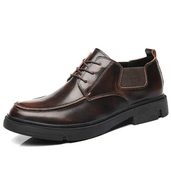 Hakiki Deri erkek ayakkabıları Vintage rahat ayakkabılar Erkekler İçin Herren Schuhe Sapato Masculino Chaussure Homme Schoenen Heren Zapatos