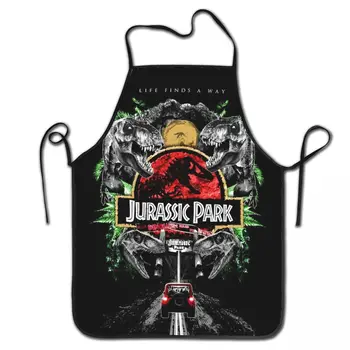 Jurassic Park Önlük Kadın Erkek Unisex Önlük Dinozor Dünya Pişirme Mutfak Tablier Mutfağı Şef Bahçe