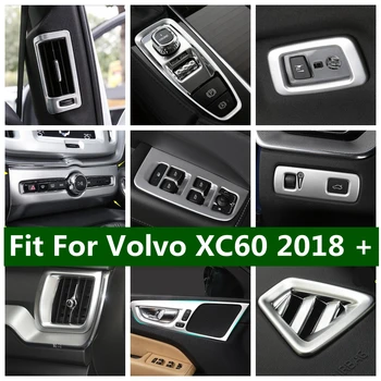 Kol dayama Pencere Kaldırma Düğmesi / Klima AC Havalandırma Paneli Kapak Trim Volvo İçin Fit XC60 2018-2021 Mat İç Tamir Kiti