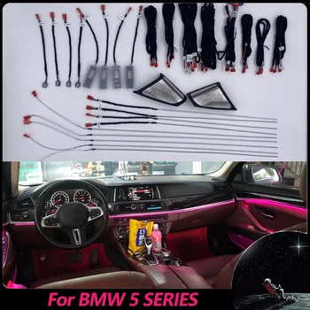 NBT BMW 5 serisi Için F10 F11 F18 2012-2017 Araba Kapı panel ortam ışığı Ayak Pano lambası Led Neon Dekoratif Aydınlatma