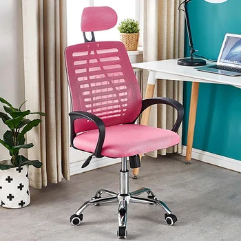 Ofis koltuğu Ayarlanabilir Döner ergonomik sandalye Örgü Sırt Desteği Bilgisayar Koltuğu oyun sandalyesi Masa Sandalye Kafalık İle
