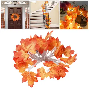 Sonbahar dekorasyon taşınabilir kolay kurulum dekoratif dize ışıkları Bahçe barlar pencere merdiven dükkanlar