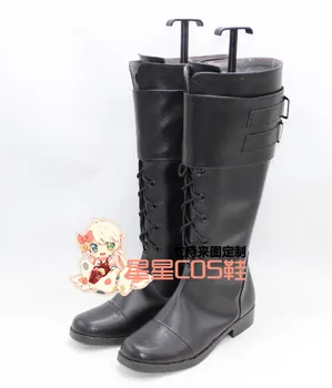 Tokyo Ghoul Kirishima Ayato Siyah Uzun Cosplay Ayakkabı Çizme X002