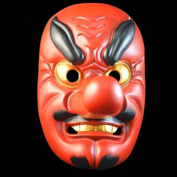 WAYLİKE Koleksiyonu Film Nuo Budist Prajna Maskesi Japon Samurai Tiangu Maskesi Cadılar Bayramı Korku Uzun Burun Drama