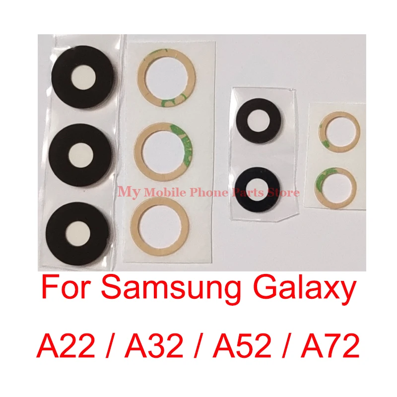 Samsung Galaxy A22 A32 A52 A72 Arka Arka Kamera Cam Lens Samsung A72 A52 A32 A22 Arka Kamera Lens Cam Onarım Parçaları 0