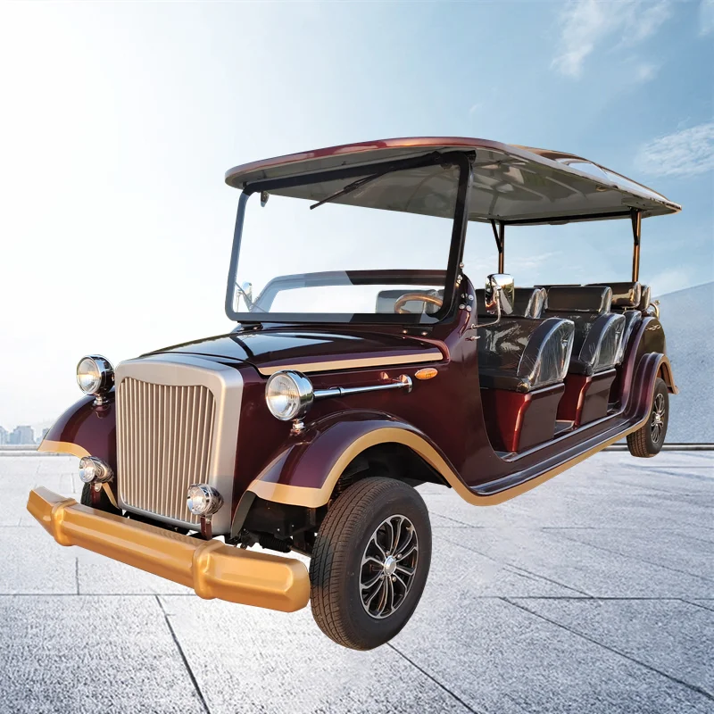 Yüksek Kaliteli Yeni Enerji Klasik Yetişkin Klasik Araba 4 Tekerlekli Elektrikli Minyatür Düşük Hızlı Gezi Arabası EEC Ve COC 1