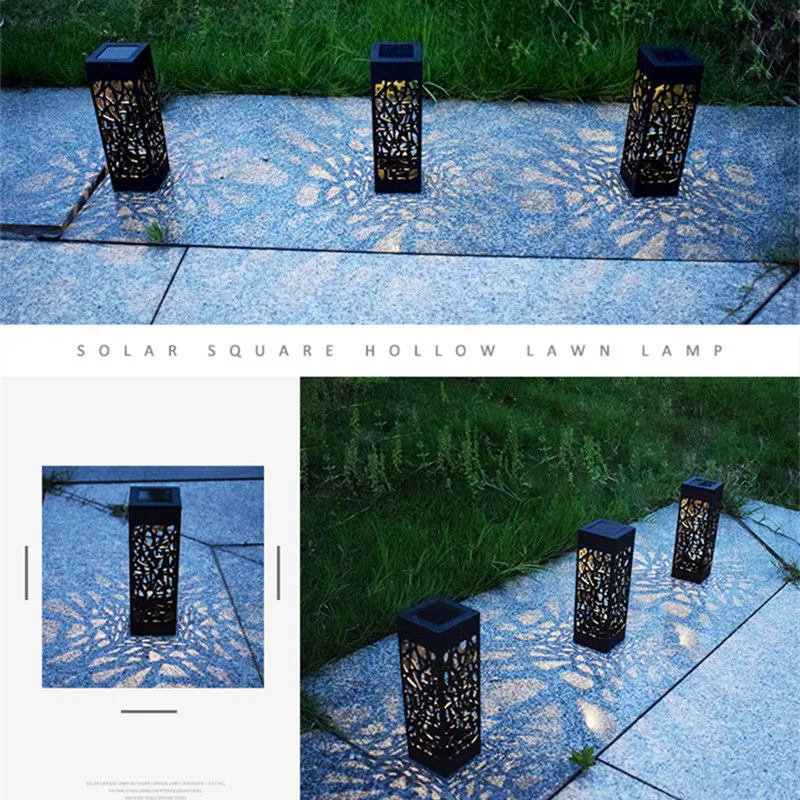 Güneş Çim su geçirmez açık alan aydınlatması Avlu Lambası Pavilion Yard Peyzaj Gömülü Lambalar Bahçe Dekorasyon Dış Aydınlatma 3