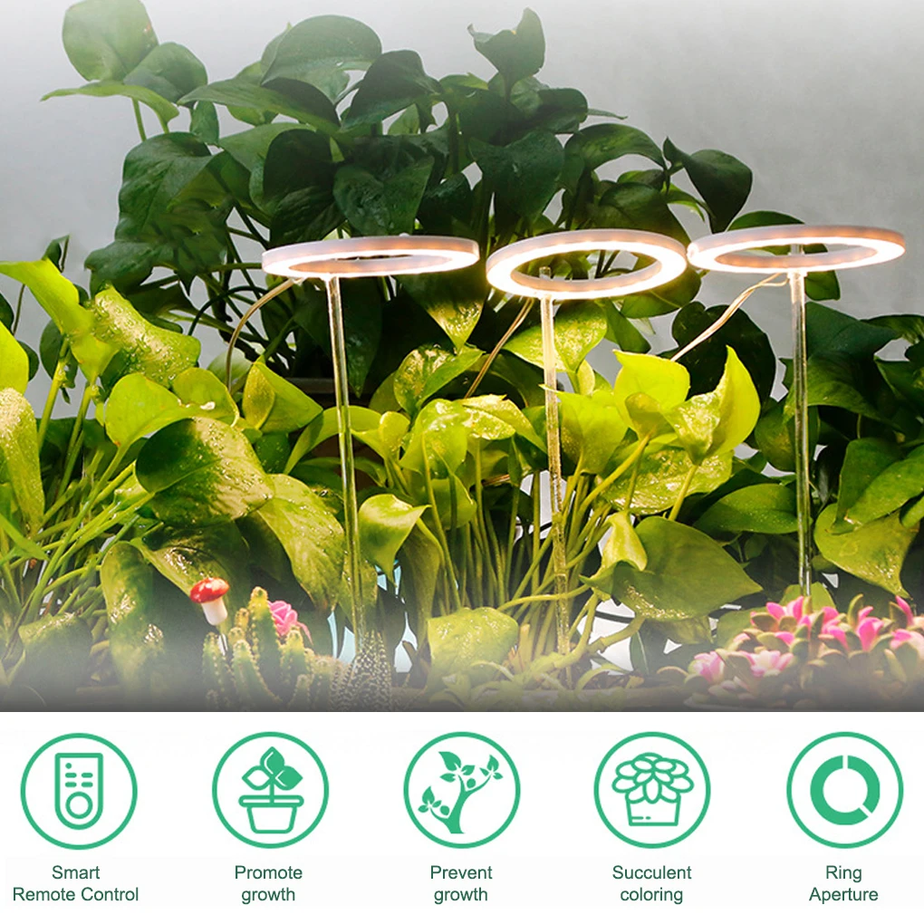 Sera USB hattı kontrolü ışık büyümeye yol açtı kapalı balkon bitki yetiştirme lambası ev gereçleri 2 kafaları pembe ışık 3
