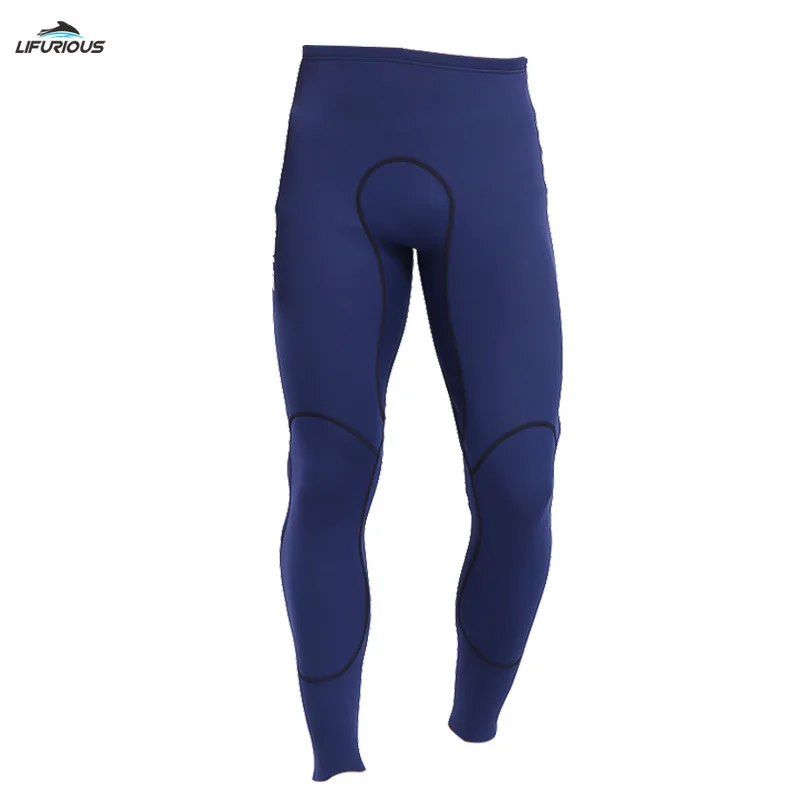 Erkek 2mm Siyah Neopren Wetsuit Pantolon Tüplü Dalış Dalış Sörf Yüzme Sıcak Pantolon Tayt TightsFull Vücudun S-3XL 5