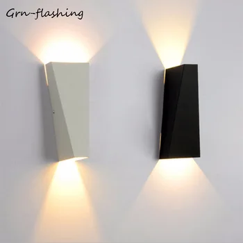 10 W led duvar ışık Çift Kafa Duvar Lambası Alüminyum modern ev dekorasyonu ışık yatak odası yemek odası tuvalet okuma lambası