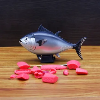20 adet 10cm karikatür suşi ton balığı 3D ana yapı taşları oyuncak çocuk koleksiyonu hayvan modeli oyuncak doğum günü partisi hediye