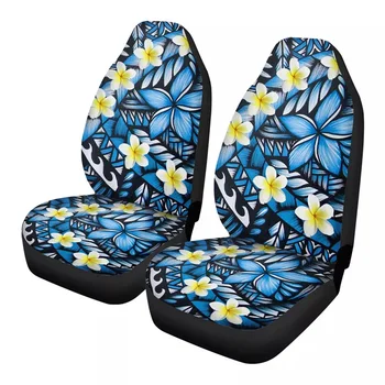 2020 Polinezyası 3D Baskı araç koltuğu Kapakları Kadınlar Çiçek Araba koltuğu Kapakları Tasarım Araba koltuk koruyucusu