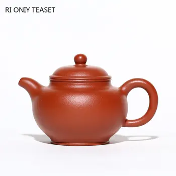 220 ml otantik Yixing mor kil çaydanlıklar ham Cevher Zhu çamur demlik Zisha güzellik filtre su ısıtıcısı özelleştirilmiş çay seti malzemeleri