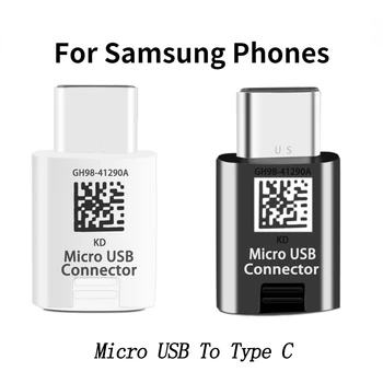 5 adet Samsung mikro USB Tip C Dönüştürücü Adaptör Galaxy S8 / SS9 S9plus S10 S10PLUS S10 / Not 7 8 9 Diğer USB C Akıllı Telefon