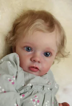 58 Cm Yeniden Doğmuş Bebek 3D Boyalı Missy bonecas infantil meninas bebé yeniden doğmuş de silicona cuerpo entero bebê yeniden doğmuş de silikon köstebek