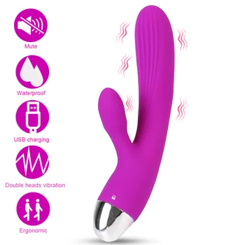 7 Hız ısıtma yapay penis vibratör Kadınlar için Silikon vajina masaj aleti G noktası Klitoris Stimülatörü Tavşan Vibratör Seks Oyuncakları su Geçirmez