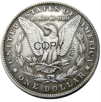 ABD Paraları İki Yüzü P / CC / D / S Morgan Dolar Kopya Paraları Gümüş Kaplama