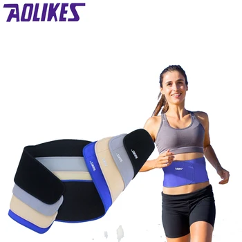 AOLIKES 1 Parça Yoga Spor Bel Geri Brace Destek Spor Ayarlanabilir Vücut Geliştirme Kemer Lomber Zorlanma Ağrı Koruyucu 4 Renkler