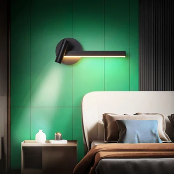Başucu Lambası Duvar Lambası Yatak Odası İçin LED iç mekan ev dekorasyonu Oturma Yemek Odası TV Arka Plan Koridor Balkon Armatürü