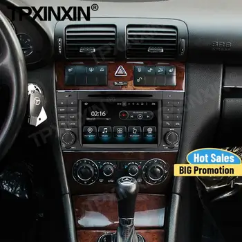 Carplay Araba Radyo Stereo Alıcısı Android Benz CLK İçin W209 2006-2012 CLS W219 2004-2008 IPS DSP GPS Oynatıcı Otomatik Ses Kafa Ünitesi