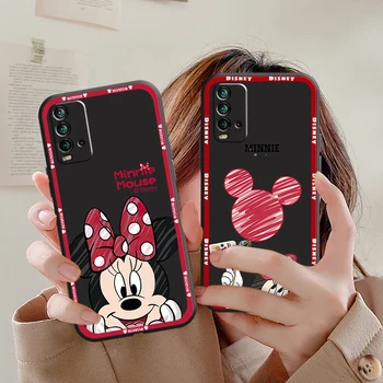 Disney Mickey Karikatür telefon kılıfı Xiaomi Redmi İçin 8 8A Not 8 2021 8 8T Pro Orijinal Unisex Siyah Carcasa Arka Coque TPU Yumuşak