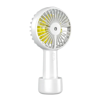 El fanı Misting, El Taşınabilir Fan 3 Hız Ve Pil İle Çalışan, 2 Mod Sprey Mister Kişisel Fan
