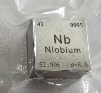 FANTU 99.95% Niyobyum Eleman Collection10mm/25.4 mm/50mm İçin Saf Niyobyum Küp Küp Nb Blok Niyobyum PeriodicTable Balıkçılık