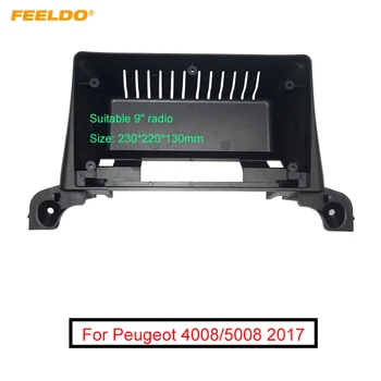 FEELDO Araba Ses 2DİN Fasya Çerçeve Adaptörü Peugeot 4008/5008 İçin 9 