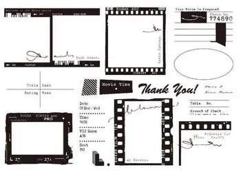 Film temizle damga Kesme Ölür Şablonlar İçin Scrapbooking Fotoğraf Albümü dekorasyon kağıdı Kart Craft F897