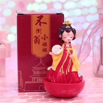 Güzel İnsan Bebek Modeli Oyuncak Reçine Tumbler Süs Çin Tarzı Masaüstü Dekorasyon Öğrenci Tatil Bebek Hediyeleri