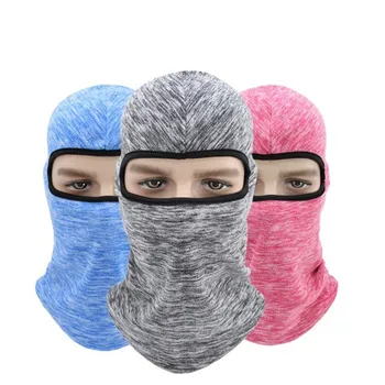 Kış Sıcak Polar Maskeli Şapka Yetişkin Unisex Açık Rüzgar Geçirmez Spor Bisiklet Kayak CS 1 Delik Tam Yüz Maskesi Şapka Kap Erkekler Kadınlar İçin