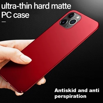 Lüks Manyetik Sert Mat PC Telefon Kılıfı İçin iPhone 14 13 12 11 Pro Xs Max SE XR X 8 7 Artı Ultra ince Buzlu Koruma Kapağı