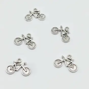 Moda 25 adet bisiklet takılar bisiklet kolye fit DIY el yapımı kolye küpe bilezik uğurlu takı Yapımı