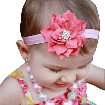 Moda Çiçek Bebek Hairbands Kızlar saç tokası Prenses Kız Kafa Bandı Çocuk Saç Bantları Şapkalar Bandeau Şeritler H21