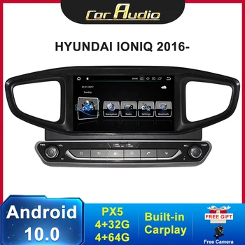 Multimedya Android 10 Araba Radyo Ekran Ses Video GPS Navigasyon Bluetooth DVD Oynatıcı Hyundai Ionıq / Ionıq Hibrid 2016-2020