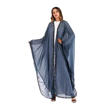 Müslüman yarasa kollu elmas çarşaf islami Hırka Kimono Uzun Elbise Önlük Tunik Vestidos Ramazan Türk İslam abaya wq1167