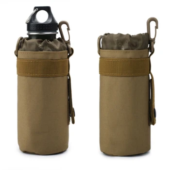 Naylon açık balıkçılık özel su ısıtıcısı çantası taktik su şişe çantaları açık spor su bardağı seti