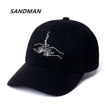 SANDMAN Yüksek Kalite Marka Snapback Kap pamuklu beyzbol şapkası Erkekler Kadınlar Için Hip Hop Baba Şapka Kemik Garros