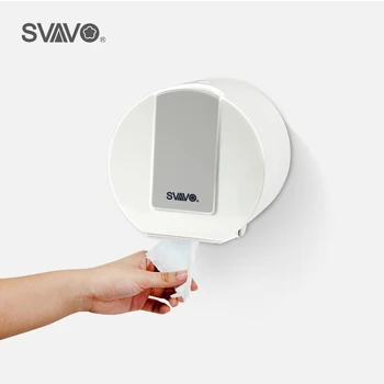 SVAVO Su Geçirmez Ev Duvara Monte Rulo tuvalet kağıdı dispenseri ABS plastik peçete kutusu Banyo için