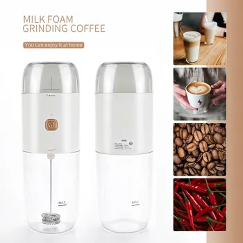 Taşınabilir Elektrikli Kahve Değirmeni Usb Şarj Meslek Seramik Taşlama Çekirdek Kahve Çekirdekleri Değirmeni Kahve Çekirdekleri Değirmeni Makinesi