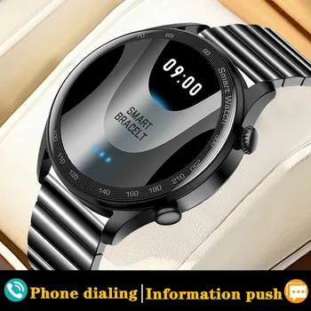 Telefon Arama akıllı bluetooth saat Çağrı Müzik Saatler Uyku Hava Kalp Hızı Kan Basıncı SpO2 Smartwatch Kodlayıcı 390 * 390 IPS