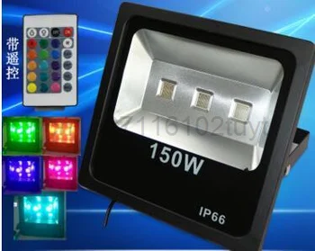 Toptan 20 adet / grup 10 W 20 W 30 W 50 W RGB sel ışık uzaktan kumanda AC85-265V açık reflektör Proyector LED dış